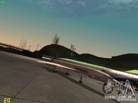 Aerospatiale-BAC Concorde Air France para GTA San Andreas