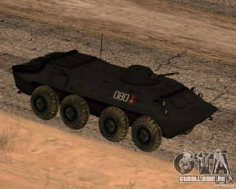 BTR-70 para GTA San Andreas