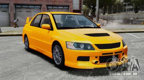 Mitsubishi Lancer Evolution IX MR para GTA 4