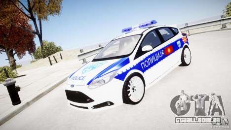 Ford Focus Macedonian Police para GTA 4