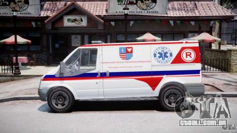 Ford Transit Polish Ambulance [ELS] para GTA 4