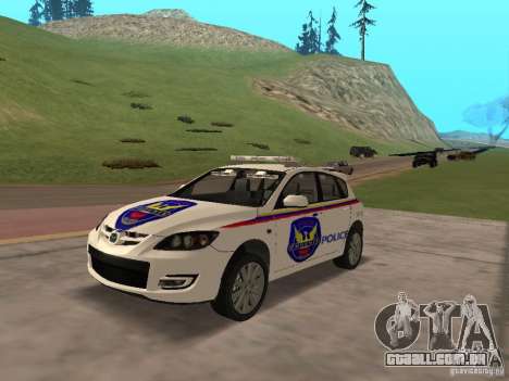 Mazda 3 Police para GTA San Andreas