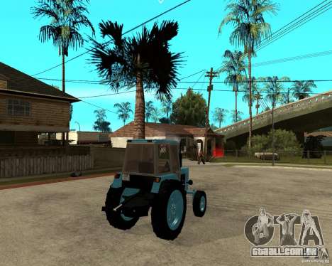 Tractor Belarus 80,1 e reboque para GTA San Andreas