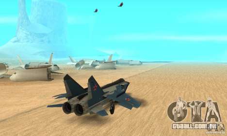 MiG-31 Foxhound para GTA San Andreas