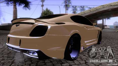 Bentley Continental GT Premier 2008 V2.0 para GTA San Andreas