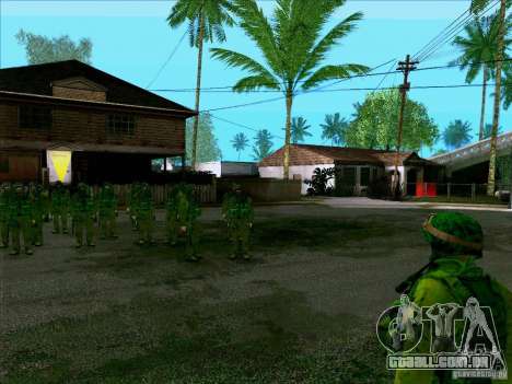 Camuflagem de floresta Morpeh para GTA San Andreas