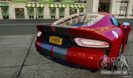 Dodge Viper GTS 2013 para GTA 4