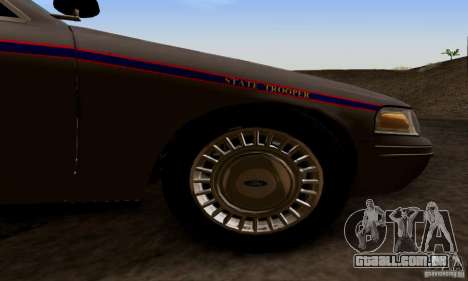 Ford Crown Victoria Mississippi Police para GTA San Andreas