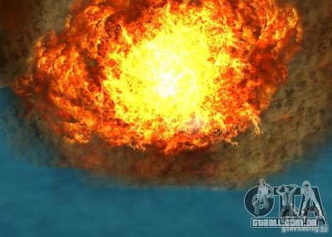 Novos efeitos de explosões para GTA San Andreas