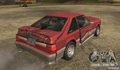 Ford Mustang GT 5.0 1993 para GTA San Andreas