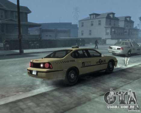 Chevrolet Impala 2003 Taxi para GTA 4