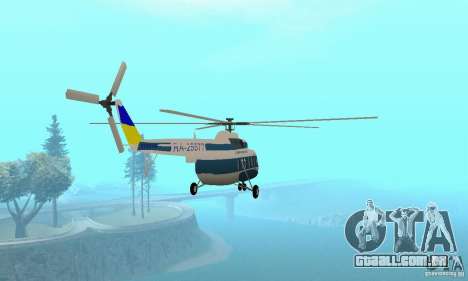 MI-17 civis (ucraniano) para GTA San Andreas