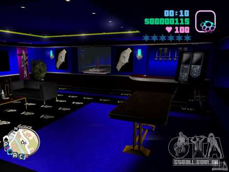 Texturas novas do clube VIP Club Malibu para GTA Vice City