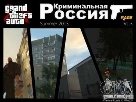 Criminal RAGE Rússia v 1.3.1 para GTA 4