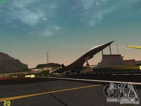 Aerospatiale-BAC Concorde Air France para GTA San Andreas