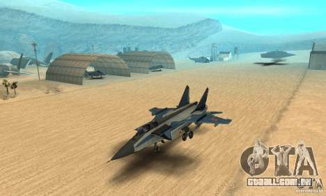 MiG-31 Foxhound para GTA San Andreas