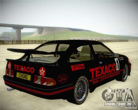 Ford Sierra RS500 Race Edition para GTA San Andreas