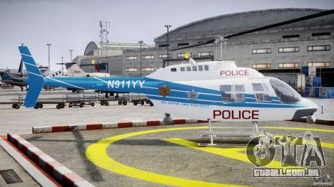 Bell 206 B - Chicago Police Helicopter para GTA 4