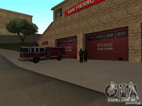 Firehouse vibrante em SF para GTA San Andreas