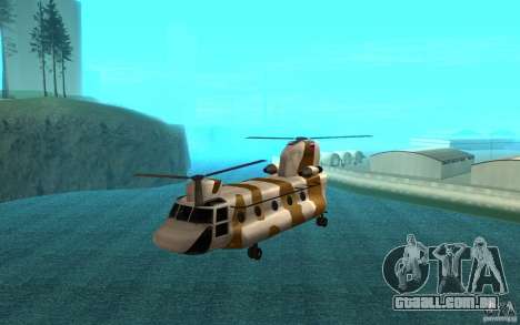 GTA SA Chinook Mod para GTA San Andreas