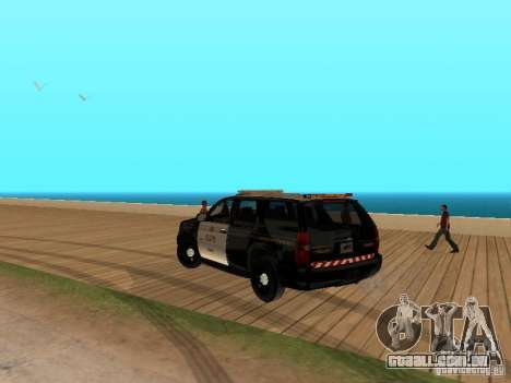 Chevrolet Tahoe Ontario Highway Police para GTA San Andreas