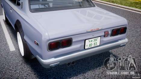 Nissan Skyline 2000 GT-R Drift Tuning para GTA 4