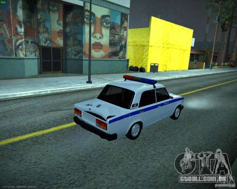 Polícia de 2107 VAZ para GTA San Andreas