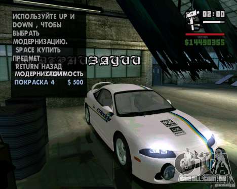 Mitsubishi Eclipse GST para GTA San Andreas