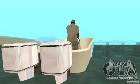 Bathtub Dinghy para GTA San Andreas