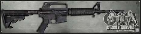 Colt M4A1 Commando Silenced para GTA San Andreas