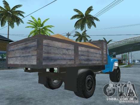 Caminhão de lixo ZIL 130 para GTA San Andreas
