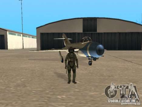 MiG-15 com armas para GTA San Andreas