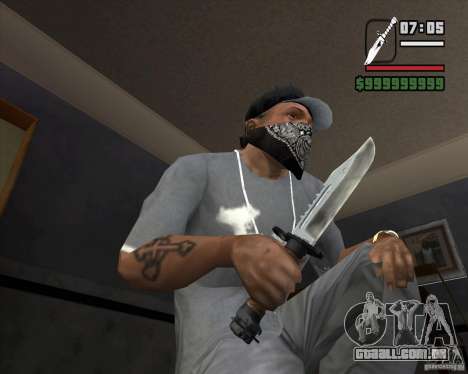 A faca do stalker # 1 para GTA San Andreas