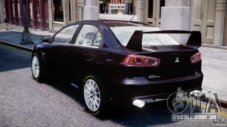 Mitsubishi Lancer X para GTA 4