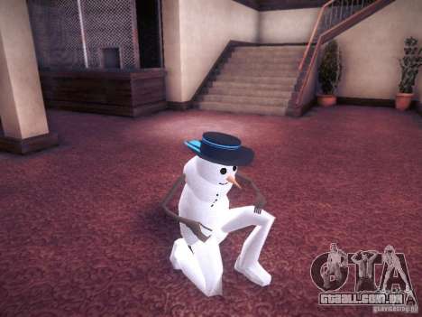 Boneco de neve para GTA San Andreas