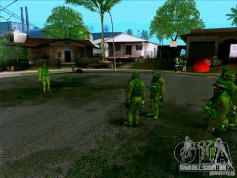 Camuflagem de floresta Morpeh para GTA San Andreas