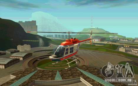 Bell 206 B Police texture2 para GTA San Andreas