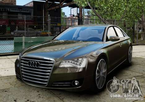 Audi A8 (D4, Typ 4H) 2010 Alpha para GTA 4