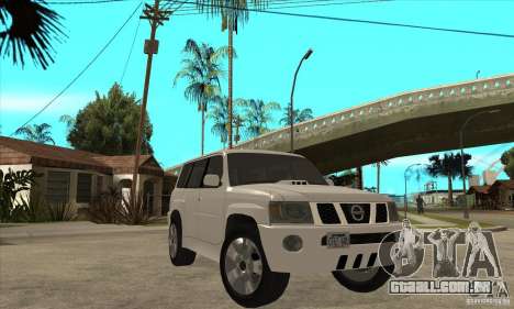 Nissan Patrol 2005 Stock para GTA San Andreas