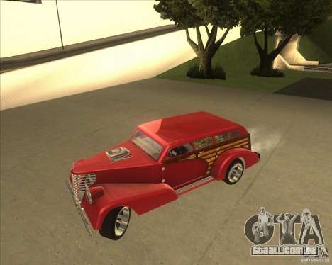 Custom Woody Hot Rod para GTA San Andreas