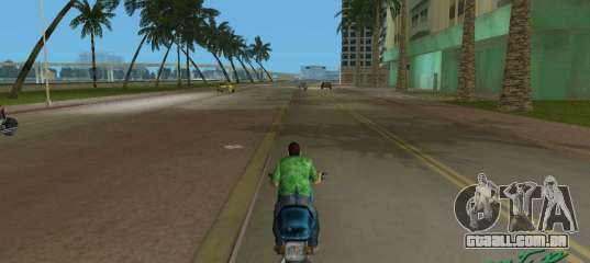 Água nova, jornais, folhas, lua para GTA Vice City