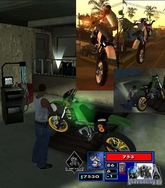 macete de moto gta san andreas ps2