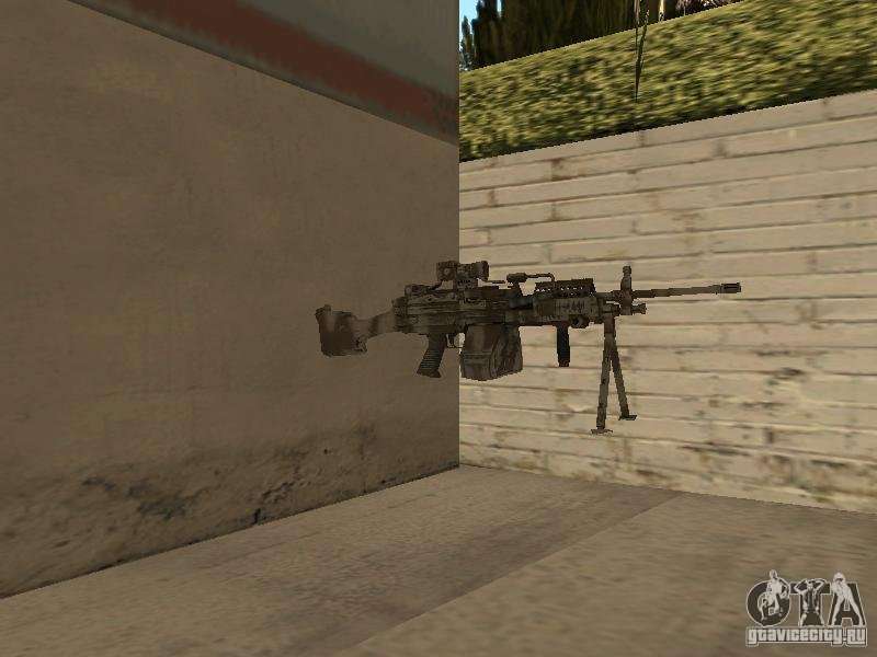 Metralhadora MK-48 para GTA San Andreas