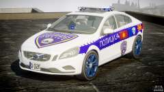 Volvo S60 Macedonian Police [ELS] para GTA 4