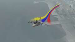 Multi colorido tiras para aeronaves para GTA San Andreas