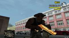 Gold Weapon Pack v 2.1 para GTA San Andreas
