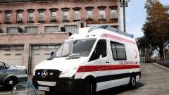 Mercedes Sprinter Turkish Ambulance para GTA 4