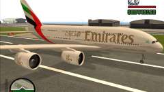 Boeing Emirates Airlines para GTA San Andreas