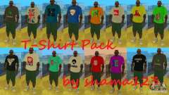 T-Shirt Pack by shama123 para GTA San Andreas