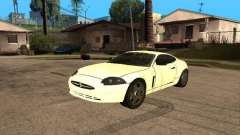 Jaguar XK branco para GTA San Andreas